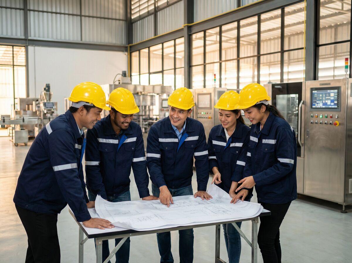 BTD Engineering team collaborating at work