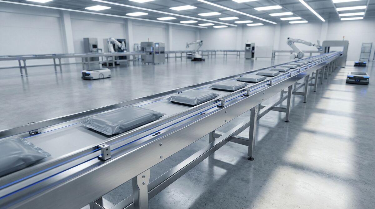 Conveyor System Installation: Warehouse